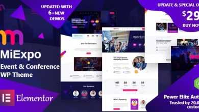 Photo of [Download-S2] MiExpo v1.0 - Event Conference Elementor WordPress Theme