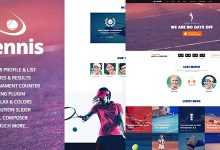 Photo of [Download-S2] Tennis v1.2.3 - Sport Club & Events WordPress Theme