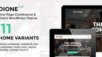 Photo of [Download-S2] Dione v1.1.5 - Conference & Event WordPress Theme