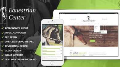 Photo of [Download-S2] Equestrian Centre & Horse-riding School Hippodrome v1.5 - WordPress Theme