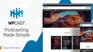 Photo of [Download-S2] Wpcast v1.3.2 - Audio Podcast WordPress Theme