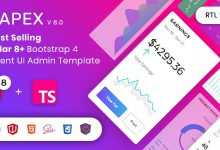 Photo of [Download-S2] Apex v8.0 - Angular 8+ & Bootstrap 4 HTML Admin Template