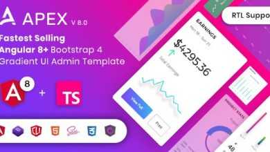 Photo of [Download-S2] Apex v8.0 - Angular 8+ & Bootstrap 4 HTML Admin Template