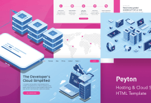 Photo of [Download-S2] Peyton v1.0 - Hosting & Cloud Service HTML Template