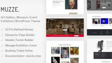 Photo of [Download-S2] Muzze v1.1.3 - Museum Art Gallery Exhibition WordPress Theme