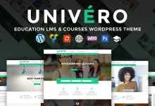 Photo of [Download-S2] Univero v1.4 - Education LMS & Courses WordPress Theme