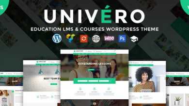 Photo of [Download-S2] Univero v1.4 - Education LMS & Courses WordPress Theme