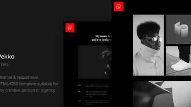 Photo of [Download-S2] Pekko v1.0 - Minimal Black HTML Template