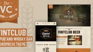 Photo of [Download-S2] VintClub v1.0.4 - A Pub and Whisky Bar WordPress Theme