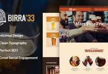 Photo of [Download-S2] Birra33 v1.4 - Brewery Brewpub and Craft Beer Shop WordPress Theme