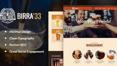 Photo of [Download-S2] Birra33 v1.4 - Brewery Brewpub and Craft Beer Shop WordPress Theme