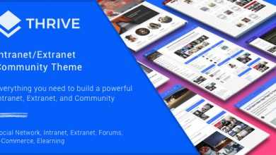 Photo of [Download-S2] Thrive v3.1.7 - Intranet & Community WordPress Theme