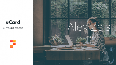 Photo of [Download-S2] uCard v1.1.8 - A vCard WordPress Theme