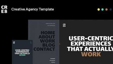 Photo of [Download-S2] CRE8 v1.0 - Creative Agency HTML Template