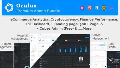 Photo of [Download-S2] Oculux Mega Bundle v2.7.0 - Responsive Admin Dashboard Template & ui kit