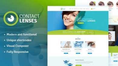Photo of [Download-S2] Contact Lenses Store & Vision Therapy Clinic Doctor v1.2 - WordPress Theme