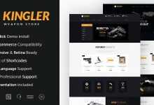 Photo of [Download-S2] Kingler v1.7 - Weapon Store & Gun Training WordPress Theme