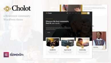 Photo of [Download-S2] Cholot v1.0 - Retirement Community WordPress Theme