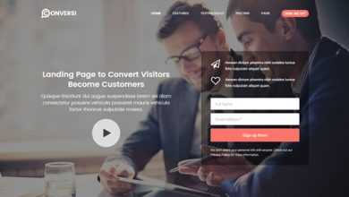 Photo of [Download-S2] Conversi v1.3.0 - Professional Conversion Landing Page