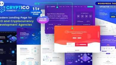 Photo of [Download-S2] Cryptico v1.4.3 - ICO Crypto Landing & Cryptocurrency Theme