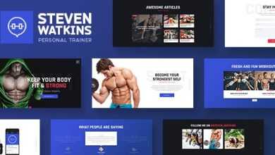 Photo of [Download-S2] Steven Watkins v1.0.4 - Personal Gym Trainer & Nutrition Coach WordPress Theme
