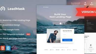 Photo of [Download-S2] LeadMask v1.0 - Business HTML Landing Page Template