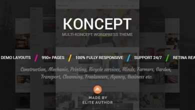 Photo of [Download-S2] Koncept - Responsive Multi-Concept Wordpress Theme