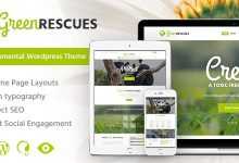 Photo of [Download-S2] Green Rescues v1.6 - Environment Protection Antipollution Eco WordPress Theme