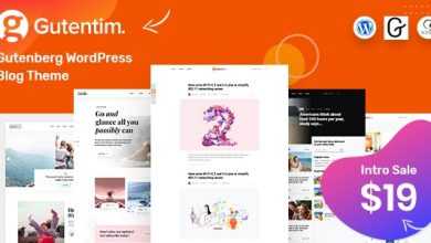 Photo of [Download-S2] Gutentim v1.0.0 - Modern Gutenberg WordPress Blog Theme