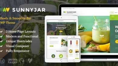 Photo of [Download-S2] SunnyJar v1.3 - Smoothie Bar & Healthy Drinks Shop WordPress Theme