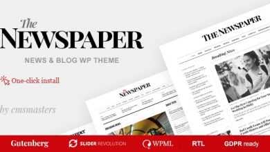 Photo of [Download-S2] The Newspaper v1.0.7 - News Magazine Editorial WordPress Theme