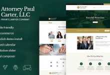 Photo of [Download-S2] The Law v1.6.2 - A Classic Legal Advisers & Attorneys WordPress Theme