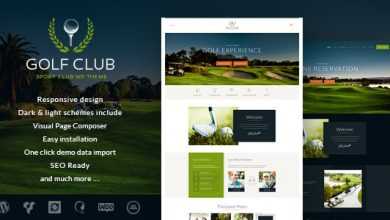 Photo of [Download-S2] Golf Club v1.4.3 - Sports & Events WordPress Theme