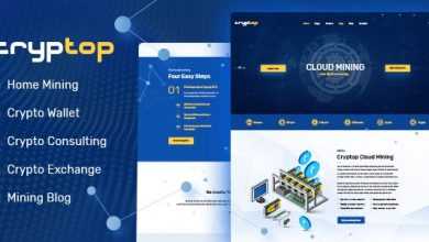 Photo of [Download-S2] CrypTop v1.0.2 - ICO Landing and CryptoCurrency WordPress Theme