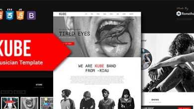 Photo of [Download-S2] Kube v1.0 - Musician, DJ, Band, Music HTML Template