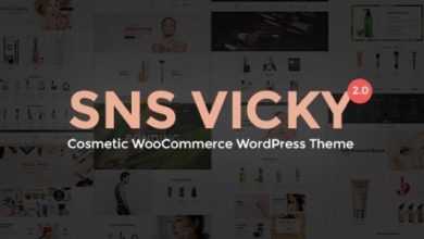 Photo of [Download-S2] SNS Vicky v2.7 - Cosmetic WooCommerce WordPress Theme