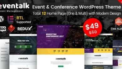 Photo of [Download-S2] EvenTalk v1.5.7 - Event Conference WordPress Theme for Event and Conference