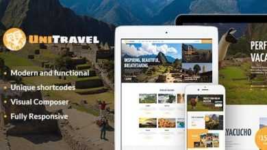 Photo of [Download-S2] UniTravel v1.2.1 - Travel Agency & Tourism Bureau WordPress Theme