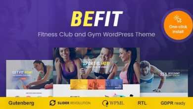 Photo of [Download-S2] Be Fit v1.1.2 - WordPress Theme for Gym, Yoga & Fitness Centers