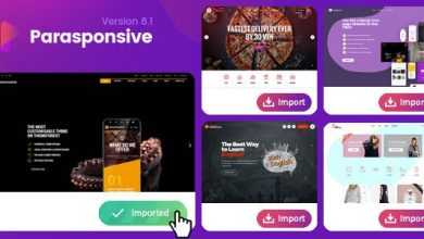 Photo of [Download-S2] Parasponsive v8.4 - One-page WooCommerce WordPress Parallax