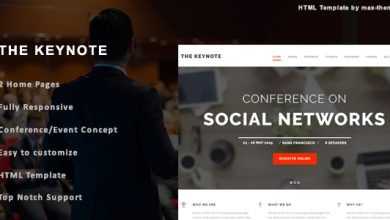 Photo of [Download-S2] The Keynote v1.0 - Conference/Event HTML Template