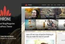 Photo of [Download-S2] Throne v1.8.2 - Personal Blog/Magazine WordPress Theme