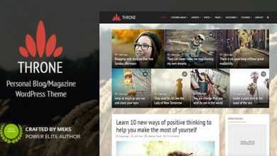 Photo of [Download-S2] Throne v1.8.2 - Personal Blog/Magazine WordPress Theme