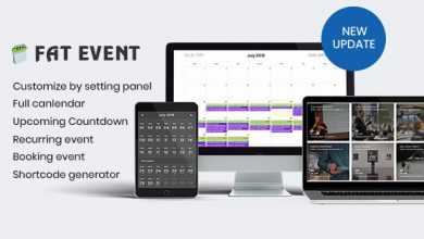 Photo of [Download-S1] FAT Event v3.0 - WordPress Event and Calendar Booking