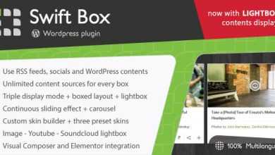 Photo of [Download-S1] Swift Box v2.211 - Wordpress Contents Slider and Viewer