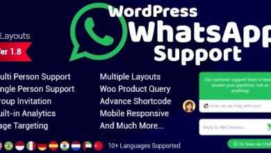 Photo of [Download-S1] WordPress WhatsApp Support v1.8.4