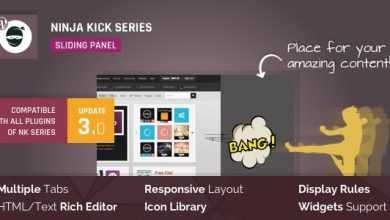 Photo of [Download-S1] Ninja Kick: Sliding Panel for WordPress v3.0.11