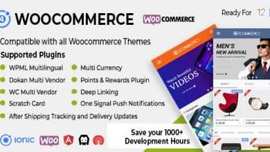 Photo of [Download-S1] Ionic Woocommerce v3.0.1 - Universal iOS & Android Ecommerce / Store Full Mobile App