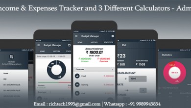 Photo of [Download-S1] Income & Expenses Tracker and 3 Different Calculators - Admob | Admob & Firebase Storage