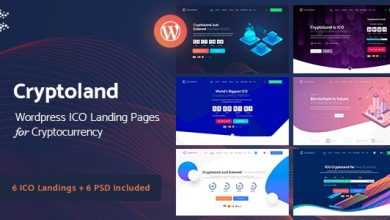 Photo of [Download-S2] Cryptoland v2.1.3 - ICO Landing Pages WordPress Theme